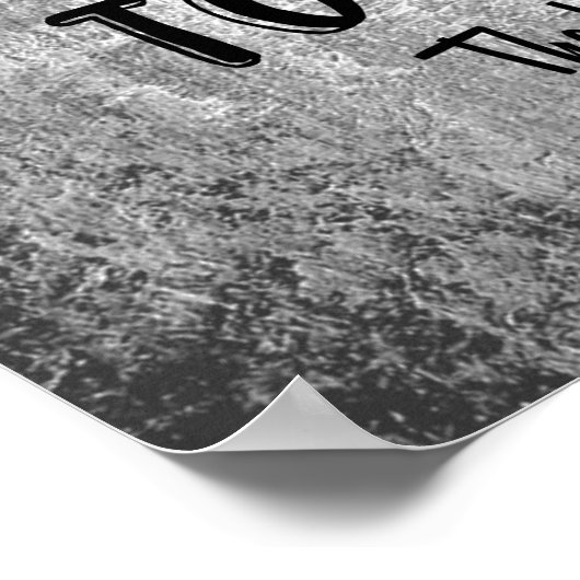 David and Rock引用文とBible Verse ポスター (角)