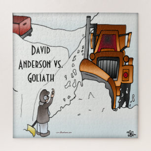 David Anderson対Goliath 20 x 20 Jigsawパズル ジグソーパズル