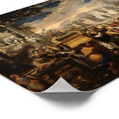 David bringing the Ark to Jerusalem ポスター (角)