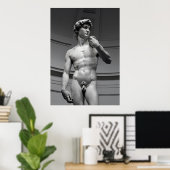 DAVID by MICHELANGELO ポスター (ホームオフィス)