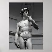 DAVID by MICHELANGELO ポスター (正面)