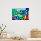 David hockney art ポスター (キッチン)