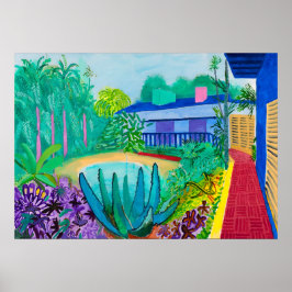 David hockney art ポスター