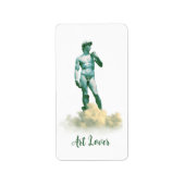 David in the Clouds ラベル (正面)