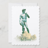 David in the Clouds 招待状 (正面)