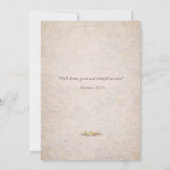 David Marquez Invitations 招待状 (裏面)