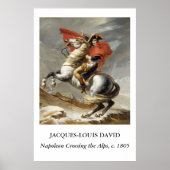 David – Napoleon Crossing the Alps  ポスター (正面)