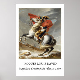 David – Napoleon Crossing the Alps  ポスター