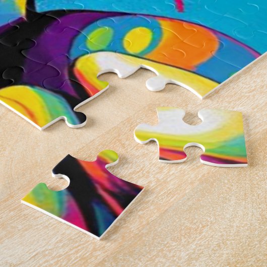 DAVID POP ART ジグソーパズル (側面)