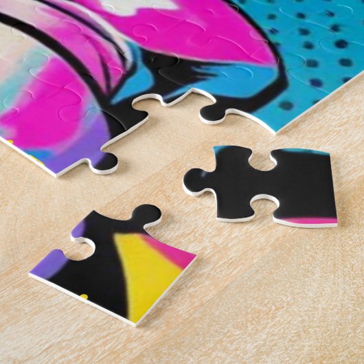 DAVID POP ART-8 ジグソーパズル (側面)