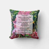 David Psalm 23 biblical quote クッション (正面)