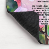 David Psalm 23 biblical quote マウスパッド (コーナー)