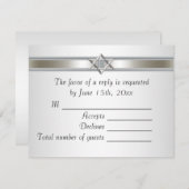 David RSVPの星 出欠カード (正面/裏面)