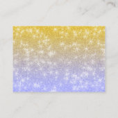 David RSVPカードのスター アドバイスカード (裏面)