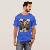 David S. Pumpkins - 何か質問はありますか Tシャツ (正面フル)