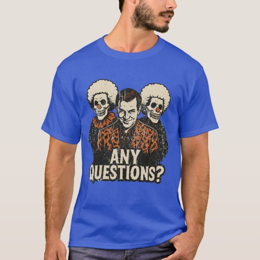 David S. Pumpkins - 何か質問はありますか Tシャツ (正面)
