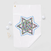 David Star made with Gemstones ゴルフタオル (インサイチュ)