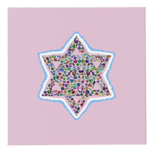 David Star made with Gemstones フォトキューブ (右)