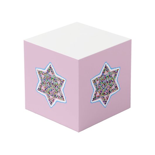 David Star made with Gemstones フォトキューブ (正面アングル)