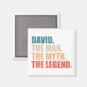 David The Man The Myth The Legend マグネット (正面/裏面)