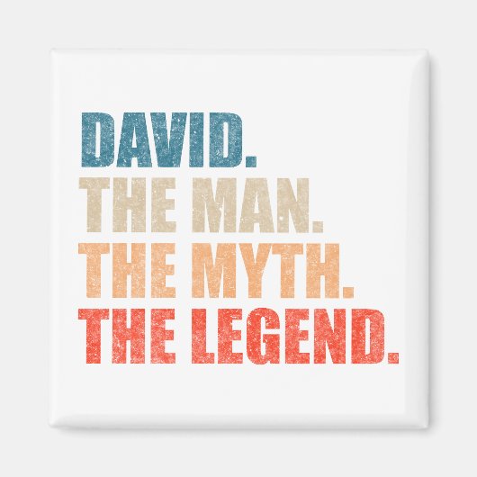 David The Man The Myth The Legend マグネット (正面)
