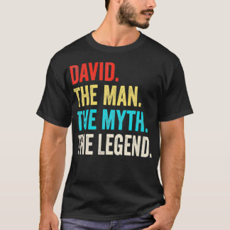 David The Man The Myth The Legend shirt Gift for D Tシャツ