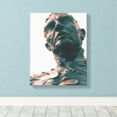 David Zahnによる合流点 キャンバスプリント (インサイチュ (ウッドフロア))