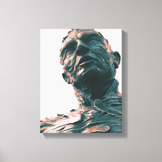 David Zahnによる合流点 キャンバスプリント (正面)