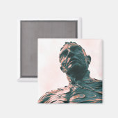 David Zahnによる合流点 マグネット (正面/裏面)