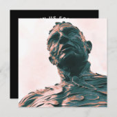 David Zahnによる合流点 招待状 (正面/裏面)