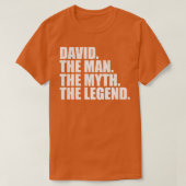 DavidDavid Name 与え David name Tシャツ (デザイン正面)