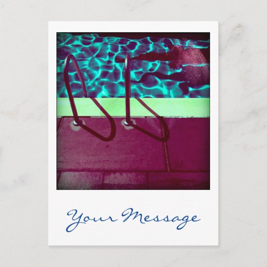 David's Pool 06161 カスタムComputer Artポストカード ポストカード (正面)