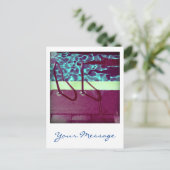 David's Pool 06162 カスタムComputer Artポストカード ポストカード (スタンド正面)