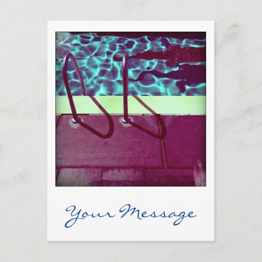 David's Pool 06162 カスタムComputer Artポストカード ポストカード (正面)