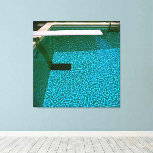 DAVID'S POOL SERIES 09_16 Canvas キャンバスプリント (インサイチュ (ウッドフロア))