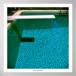 DAVID'S POOL SERIES p09-3Dコンピュータアート – 32x32 ポスター