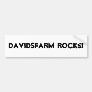 DAVIDSFARMの石! バンパーステッカー