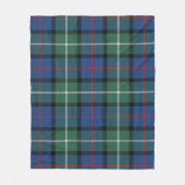 Davidson Of Tulloch Plaid フリースブランケット (正面)