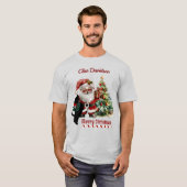 Davidson Scottie Dog Christmas Personalized Tシャツ (正面フル)