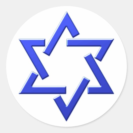 Davidsstern Siegel Salomon seal ラウンドシール (正面)