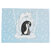 Davinおよびアニーペンギンのギフトバッグ ラージペーパーバッグ (裏面)