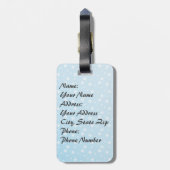 Davinおよびアニーペンギンの荷物のラベル ラゲッジタグ (裏面縦)