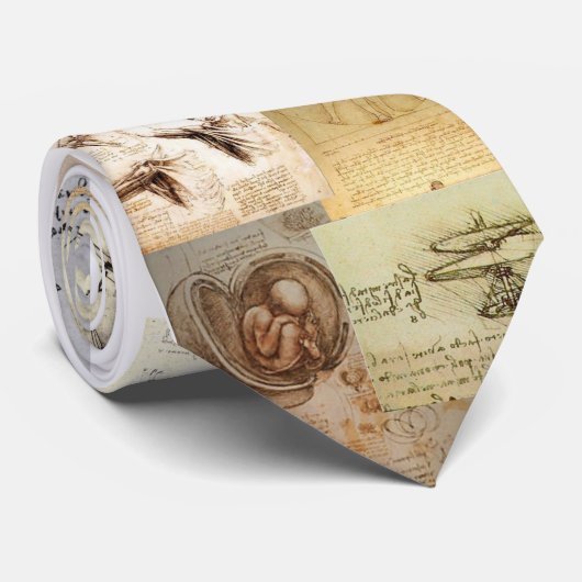 Davinciのスケッチ ネクタイ (ロール)