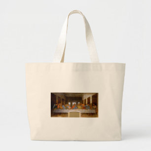 Davinci Last Supper fine art print artwork ラージトートバッグ