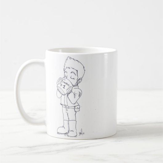 DaVincianのマグ コーヒーマグカップ (左)