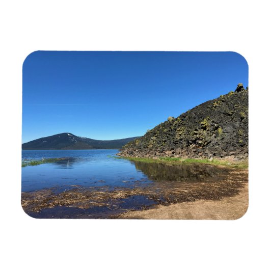 Davis Lake with Lava Rocks、または マグネット (横)