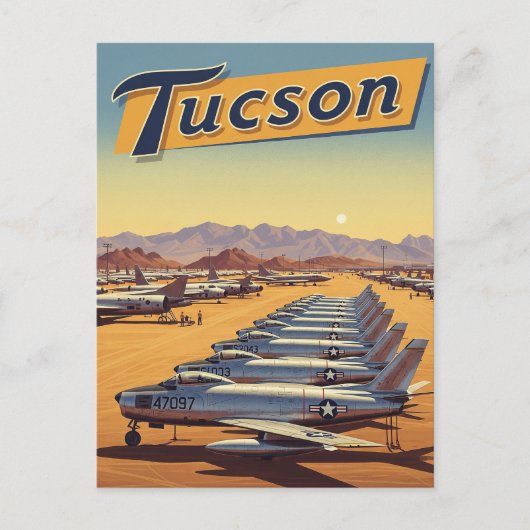 Davis-Monthan Air Force Base Tuscon Arizona Travel ポストカード (正面)
