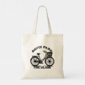 Davis Park Fire Island Bicycle summer beach family トートバッグ (裏面)
