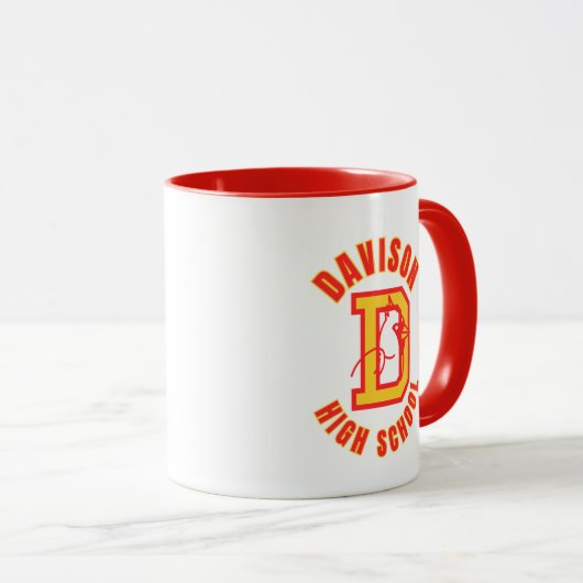 Davison High School Michigan Coffee Mug マグカップ (正面右)