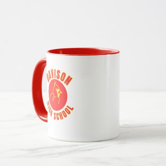 Davison High School Michigan Coffee Mug マグカップ (正面左)
